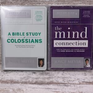 Joyce Meyer Colossians: A Biblical Study & The Mind Connection Book, CD and DVD